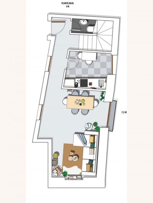 Уютный дом, который хозяева восстановили из руин 12