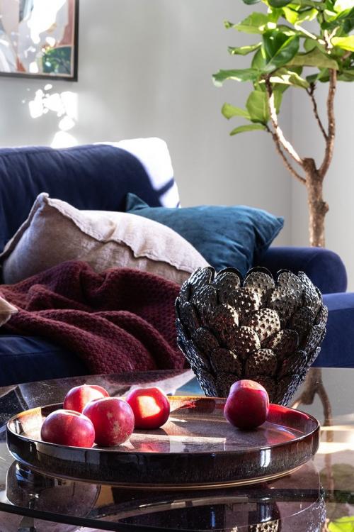 Красивый интерьер в оттенках синего (47 кв. м) 08