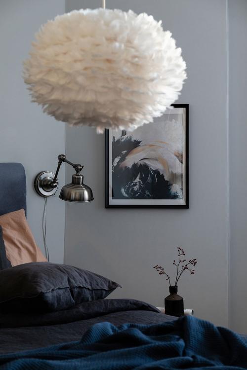 Красивый интерьер в оттенках синего (47 кв. м) 19