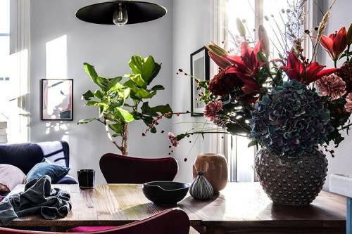 Красивый интерьер в оттенках синего (47 кв. м) 12