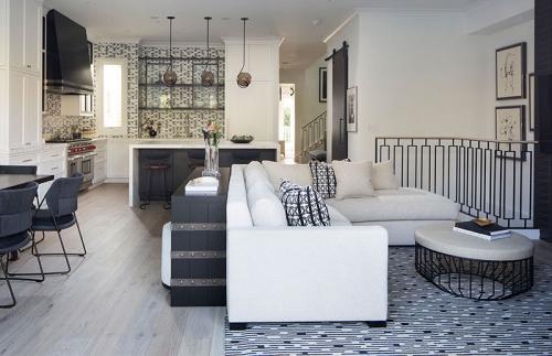 Стильный черно-белый интерьер 04