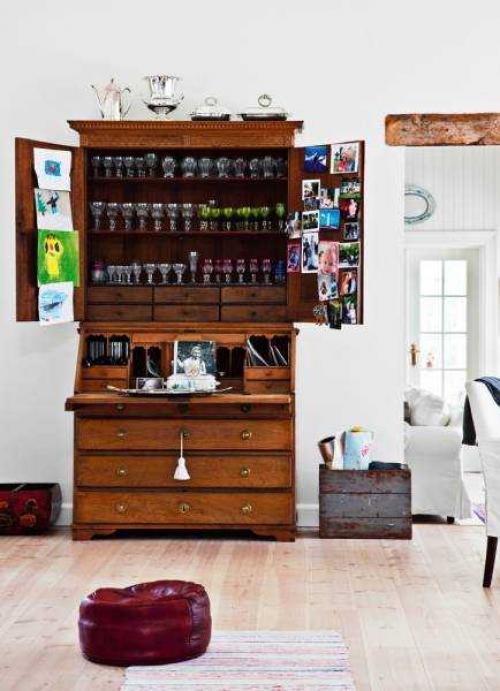 Белый сельский домик 04