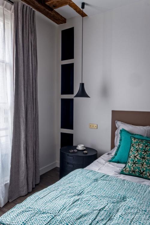 Стильная квартира с балками (60 кв. м) 08