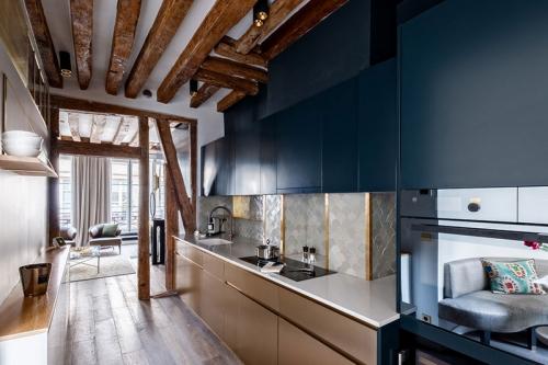 Стильная квартира с балками (60 кв. м) 04