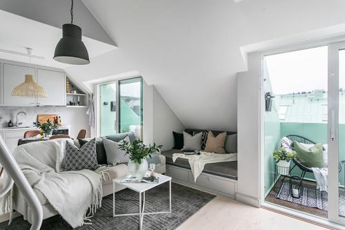 Уютная квартира на чердаке (32 кв. м) 02