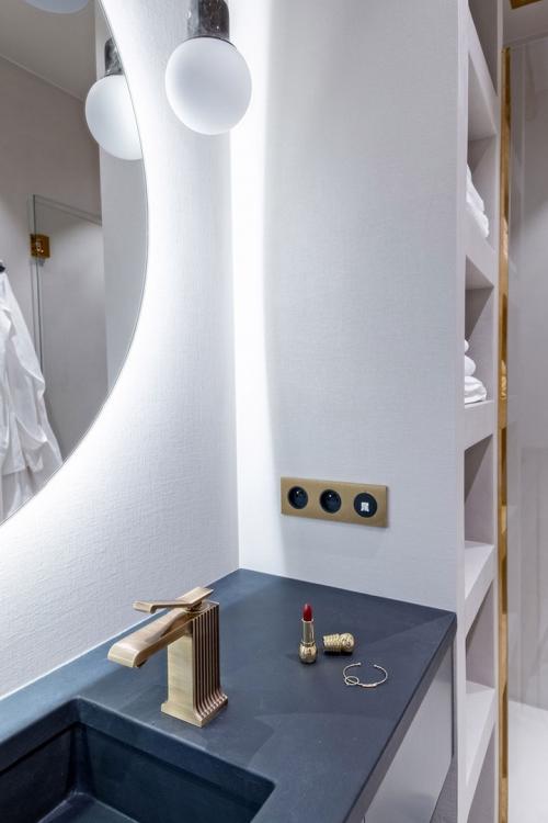 Стильная квартира с балками (60 кв. м) 10