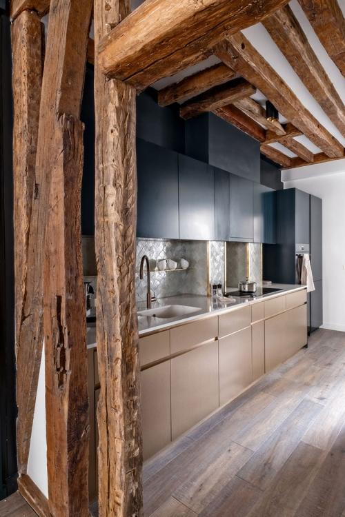 Стильная квартира с балками (60 кв. м) 02