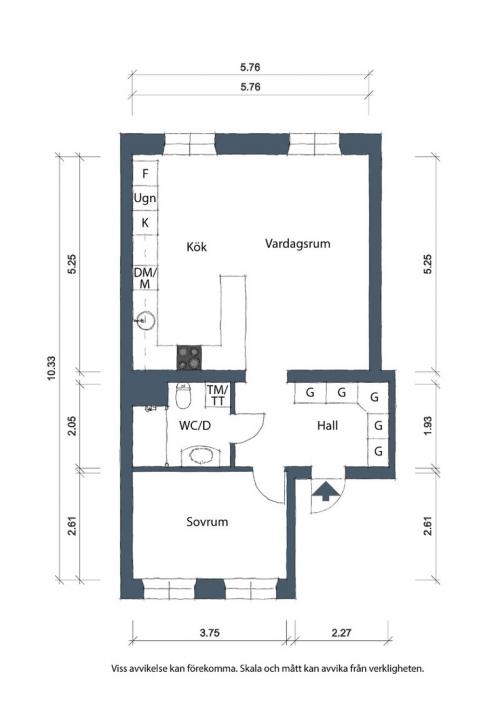 Стильная и уютная квартира музыканта (55 кв. м) 16