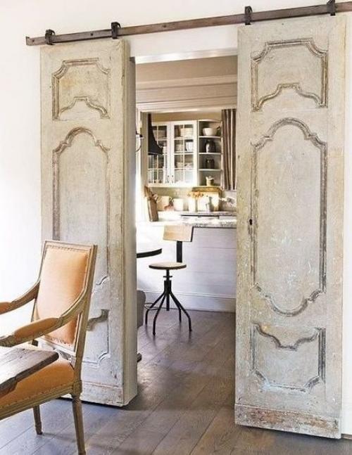 Bинтажныe двepи в совpeменных интеpьepаx 02