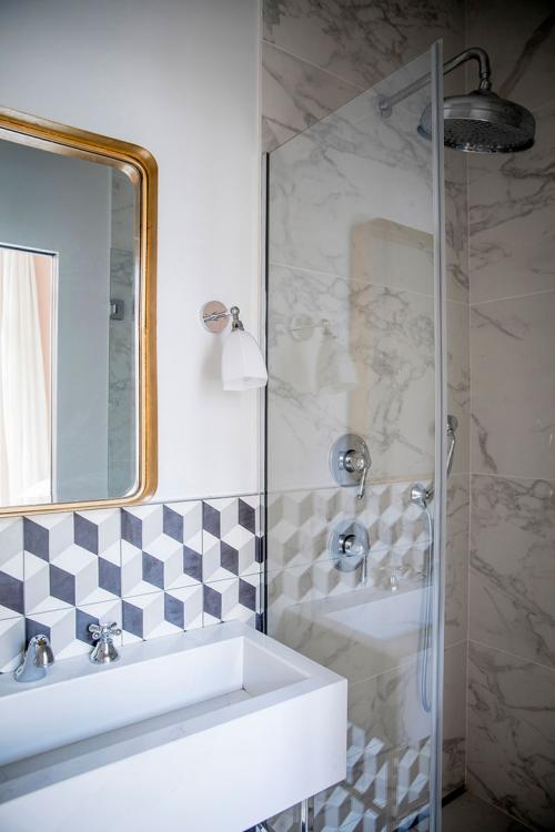 Парижские апартаменты в оттенках синего 19