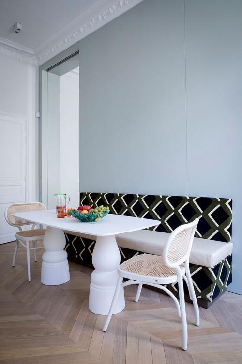 Парижские апартаменты в оттенках синего 06