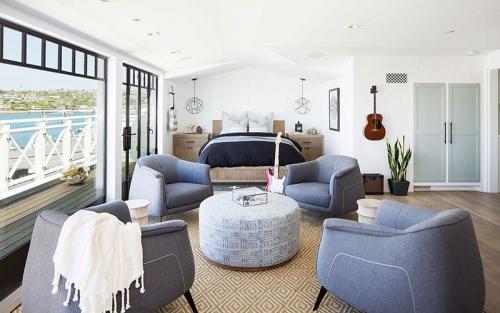 Пляжный дом в Калифорнии с бассейном, сауной и видом на причал 11