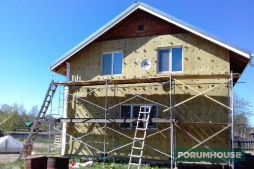 Чем лучше утеплить дом брусовой снаружи. Утепление брусового дома каменной ватой