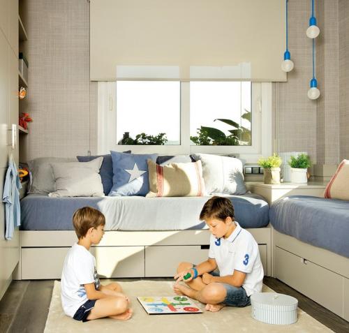 Светлая детская для двух братьев 05