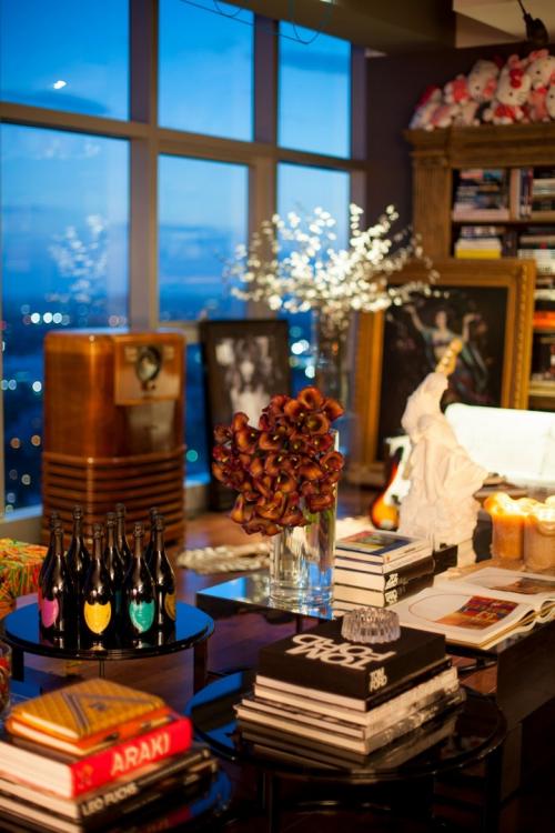 Гламурный интерьер пентхауса в Лос-Анджелесе, Калифорния 05