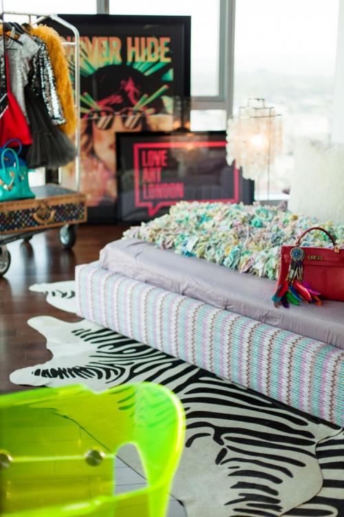 Гламурный интерьер пентхауса в Лос-Анджелесе, Калифорния 11