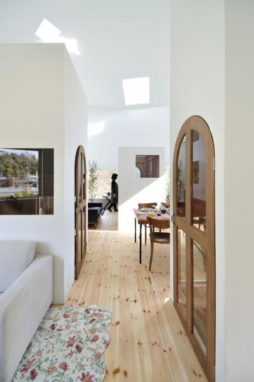 Необычный проект японского дома в Окадзаки, Япония 07