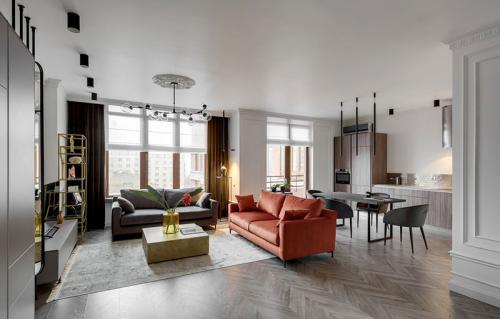 Модный интерьер со спрятанной кроватью в Киеве (60 кв. м) 06