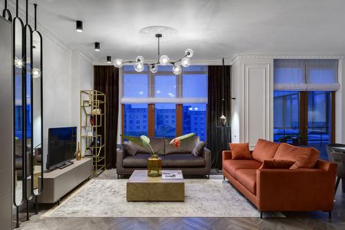 Модный интерьер со спрятанной кроватью в Киеве (60 кв. м) 13