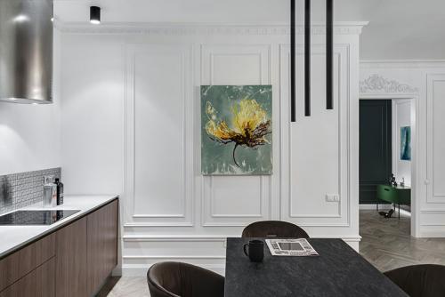 Модный интерьер со спрятанной кроватью в Киеве (60 кв. м) 16