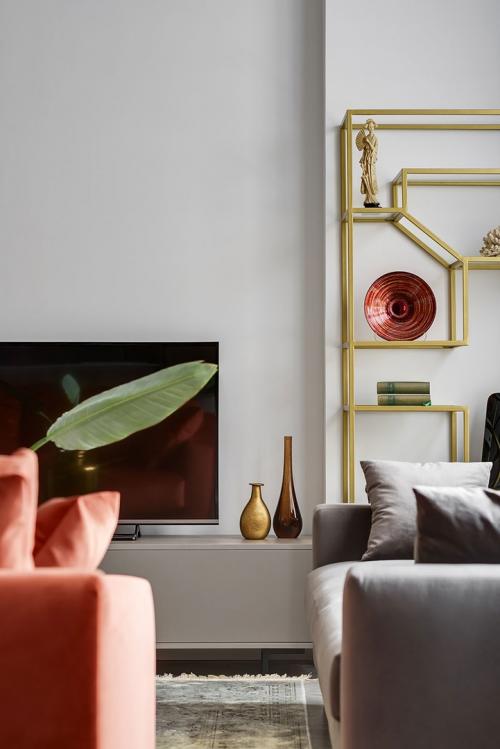 Модный интерьер со спрятанной кроватью в Киеве (60 кв. м) 09