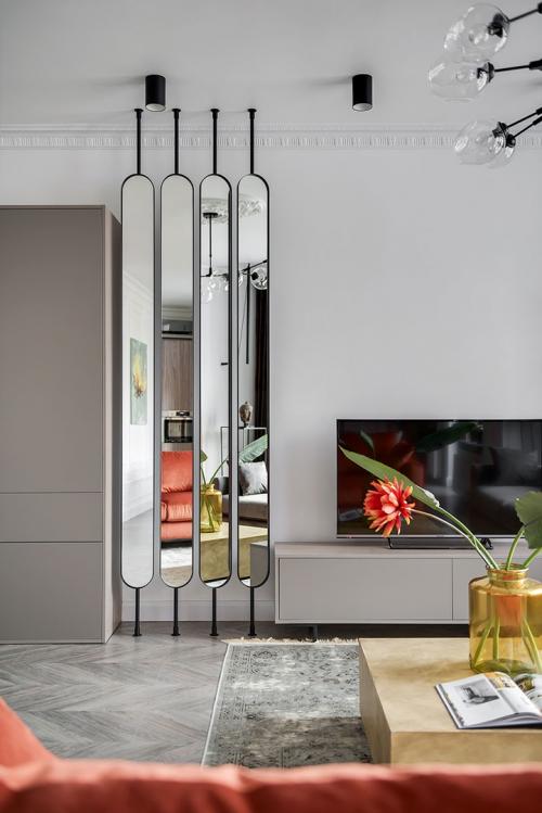 Модный интерьер со спрятанной кроватью в Киеве (60 кв. м) 04