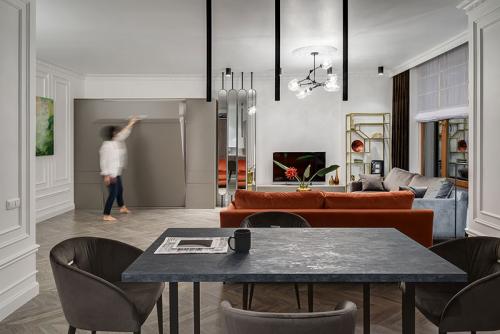 Модный интерьер со спрятанной кроватью в Киеве (60 кв. м) 14