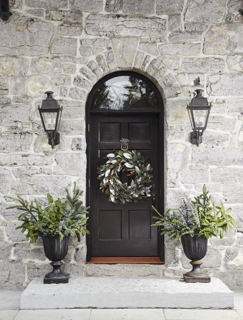 Рождественский декор в серых тонах 10