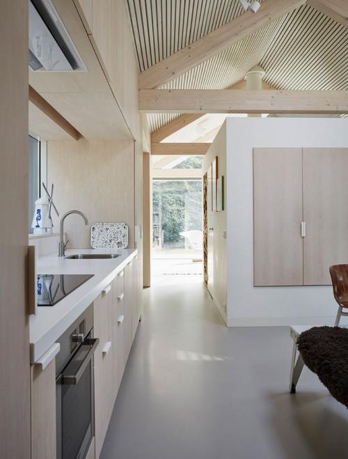 Дом со стеклянными стенами посреди лесной сказки 07