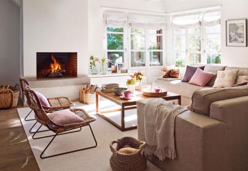 Камин в интерьере — красивый источник уюта 03