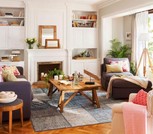 Камин в интерьере — красивый источник уюта 05