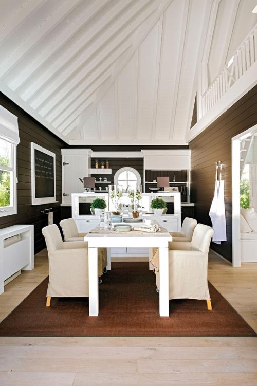 Черно-белые сочетания в интерьере 10