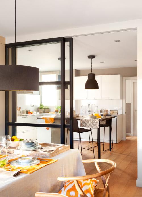 Черно-белые сочетания в интерьере 08