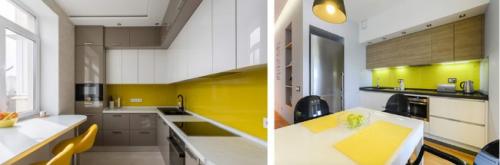 Фартук на кухню из стекла: 45 идей дизайна и 5 важных советов