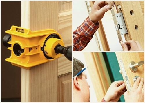 Как установить замок в ванной. Как врезать замки в межкомнатные двери