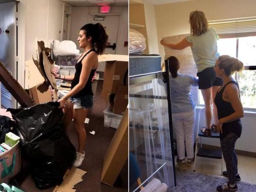 Как сделать комнату уютной в общежитии. Две студентки превратили комнату в общежитии в невероятно уютную спальню