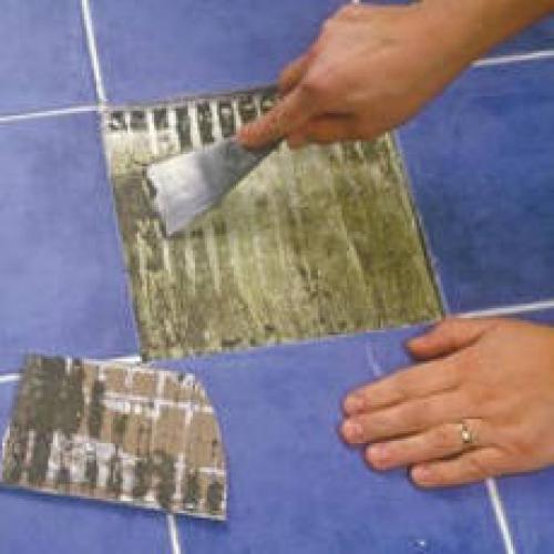 Замена напольной плитки в ванной. Как поменять плитку в ванной своими руками 09