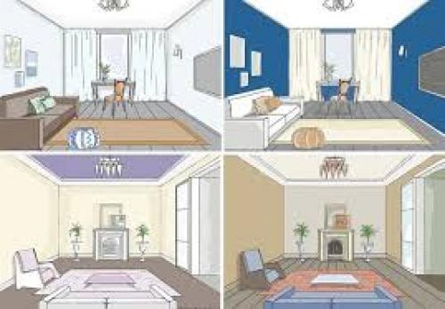 Белые стены темный пол, какие шторы. Чтобы нарушить правила, надо их знать