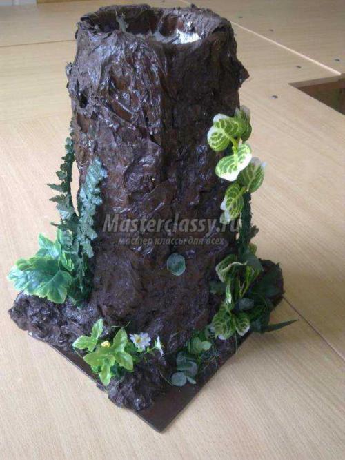 Как сделать пенек из картона. Из чего можно сделать украшения для сада 08 Как сделать пенек из картона. Из чего можно сделать украшения для сада 08