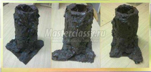 Как сделать пенек из картона. Из чего можно сделать украшения для сада 06 Как сделать пенек из картона. Из чего можно сделать украшения для сада 06