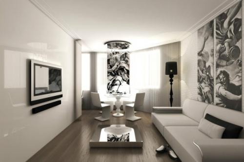 Светлый интерьер квартиры 02