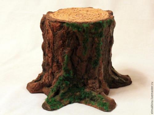 Как сделать пенек из картона. Из чего можно сделать украшения для сада 25 Как сделать пенек из картона. Из чего можно сделать украшения для сада 25