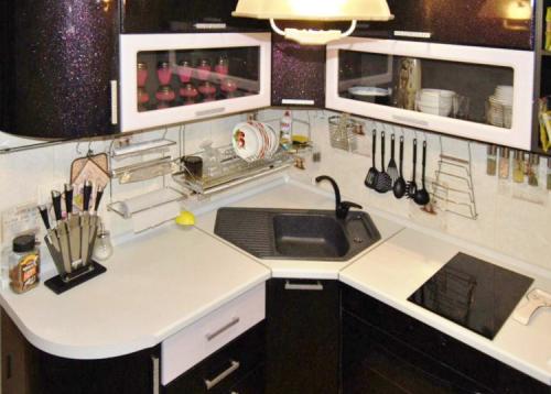 Угловые мойки для кухни размеры. Варианты размещения