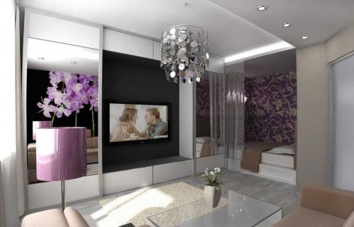 Дизайн спальни гостинной одной комнате. Спальня и гостиная в одной комнате? Решение есть!