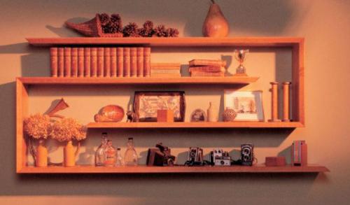 Полки книжные на стену. Оригинальные полки для книг