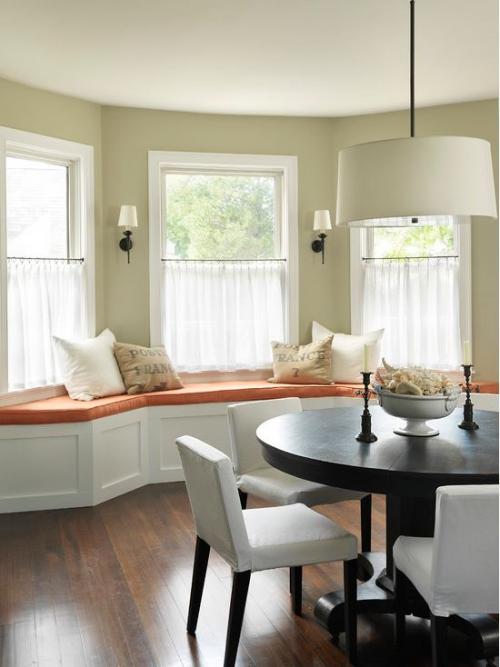 Шторы для эркерного окна 16