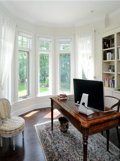 Шторы для эркерного окна 17