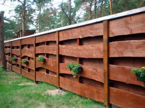 Забор необычный своими руками. Просто, но элегантно 08 Забор необычный своими руками. Просто, но элегантно 08