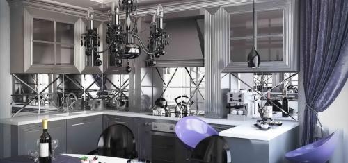 Квартира в стиле арт деко. Кухня