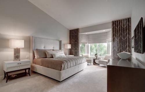 Шторы для эркерного окна 19